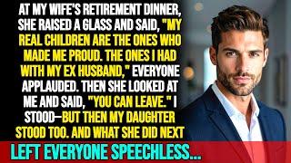 My Wife Humiliated Me at Her Retirement Party—Then My Daughter Stood Up And Left Other Speechless