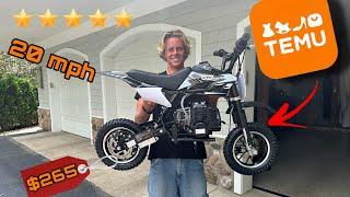 TEMU 50cc Dirt Bike | unboxing and test ride