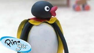 Pingu Plays Superman  | Pingu - Official Channel | Cartoons For Kids