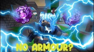 No armour challenge on mobile #bedwars #robloxbedwars #roblox