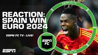  FULL REACTION!  Spain beat England in Euro 2024 final! | ESPN FC