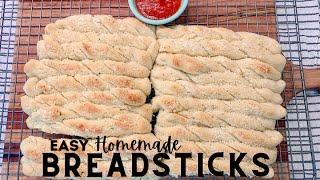 HOMEMADE BREADSTICKS // STEP BY STEP INSTRUCTIONS