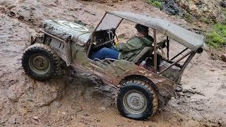 Bam Bam the MB and Grampa's Jeep on Poughkeepsie Gulch