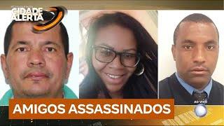 Casal de amigos assassinado no meio da rua é enterrado sob forte emoção das famílias