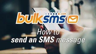 BulkSMS Text Messenger  -  How to send an SMS message