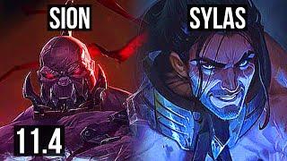 SION vs SYLAS (TOP) | Rank 1 Sion, 3/3/19, Rank 29 | KR Challenger | v11.4