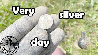 Silver hat-trick and rare relic  | Metal detecting UK | Minelab Equinox 800