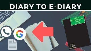 Diary to E-Diary - Law Practice tips for Indian Lawyers