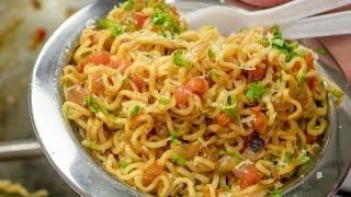 Masala Maggi Recipe in Hindi | Indian Street Style Veg Maggie Noodles hindi me |