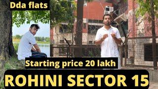 Dda flat in Rohini sector 15|delhi in just 20 lakh| cheapest flats in delhi|#dda #rohini