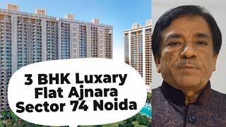 3 BHK Flat Ready to move Grand Ajnara Heritage Sector 74 Noida nearest   metro station sector 50