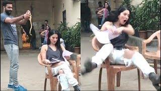 Sunny Leone Fashionable Prank  Hottest Outfit