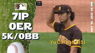 Yu Darvish ダルビッシュ 有 | May 19, 2022 | MLB highlights