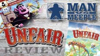 Unfair Review (Good Games Publishing) by Man Vs Meeple