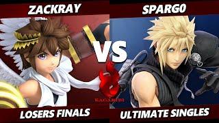 Kagaribi 10 Losers Finals - Zackray (Pit) Vs. Spargo (Cloud) Smash Ultimate - SSBU