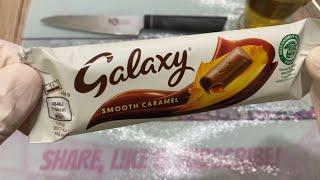 [ASMR] GALAXY SMOOTH CARAMEL Candy Bar