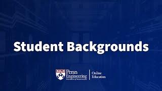 MCIT Online Student Backgrounds