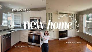 moving into my new house | empty house tour, moving day, life in toronto