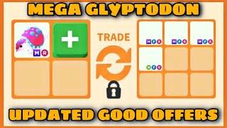 GOOD VALUE TODAY?? WATCH 21 NEW OFFERS FOR MEGA GLYPTODON in Rich Servers Adopt me