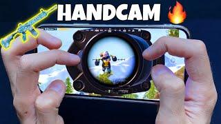 120 Fps! BEST FIGHT in GAMEPLAYHANDCAM Full gyro İphone PUBG Mobile