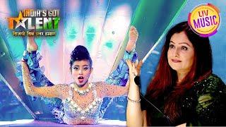 Anuska Chatterjee के Stunts देखकर डर गई Ayesha Ji | India's Got Talent S10 | Unstoppable Jazba