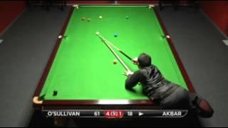 Ronnie O'sullivan vs Hamza Akbar -frame 6 german masters Qualify - snooker