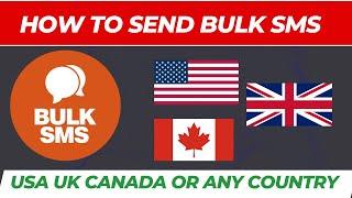 Send Mass Texts Worldwide! Best SMS Marketing Software for USA, Canada, UK