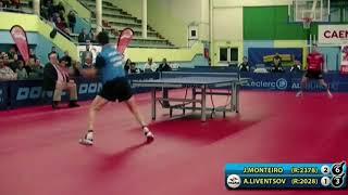 2.LIVENTSOV - MONTEIRO France Club Championship настольный теннис table tennis