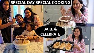 Father's Day Celebration | Baking Delicious Treats - Eggless Chocolate Cake & Turkish Pesto Pide