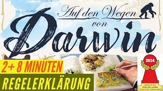 Auf den Wegen von Darwin Regeln Anleitung Brettspiel nominiert Spiel des Jahres 2024