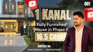 1 Kanal Fully Furnished House | Design By Awais Mughal | DHA Phase 6