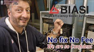 Biasi boiler boiler repair faulty pressure  gauge Commercial diagnosis birmingham boiler fix