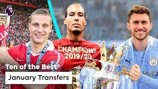 10 BEST January Transfers ft. Vidić, Van Dijk & Laporte | Premier League