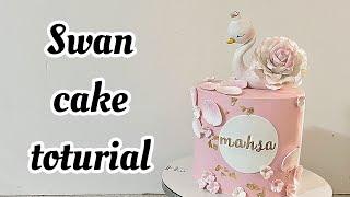 How to make a Swan Cake - FondantDecoration