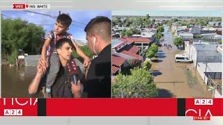 BAHÍA BLANCA: "HAY GENTE MUERTA DENTRO DE LAS CASAS"