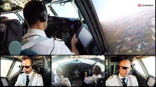 B737-400SF ULTIMATE COCKPIT MOVIE, FULL ATC!!! ASL Airlines France [AirClips full flight series]