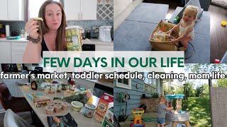 VLOG: Changing Toddler Schedule, Healthy Farmer's Market Haul, Sleep Training, People's Expectations