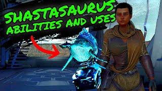 SHASTASAURUS ABILITIES AND USES in The CENTER for Ark Survival Ascended!!!