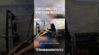  Latissimus Dorsi Vibration Release