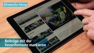 Tutorial: MZ News-App für iPad