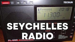 HF air traffic from Seychelles 11300 kHz USB, on Tecsun PL-680 #shortwave #radio