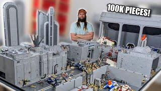 HUGE LEGO Star Wars Battle Of Coruscant Moc | Finale Walk Through!