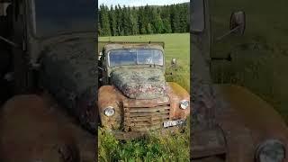 Старый грузовик Volvo L37005  ,Abandoned Truck   #Shorts