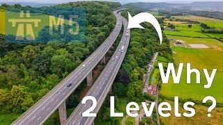 The AMAZING Split-Level Wynhol VIADUCT - M5 motorway - Why Is It On Two Levels?