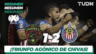 Resumen y Goles | Juárez 1 - 2 Guadalajara | Liga MX - Apertura 2019  - Jornada 15 | TUDN