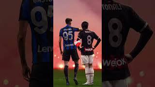 Materazzi & Rui Costa Vs Bastoni & Tonali ‘the Milano’ #football #shorts #trickyatmto50k