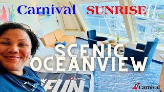 Carnival Sunrise SCENIC OCEANVIEW Cabin 9201- The BEST view ONBOARD!