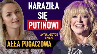 Uciekła z Rosji w obawie o rodzinę, choć była ulubienicą Kremla - Ałła Pugaczowa