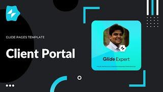 Client Portal Demo built using @glideapps Pages | Glide App Example | Glide Pages Template