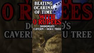 Beating Ocarina of Time with NO Rupees - Two Dungeons for the Price of None